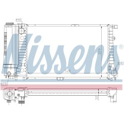 Radiator NISSENS 60736A OE Ref 1.719.308 NISSENS