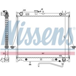 Radiator NISSENS 60854 OE Ref 8973333532 NISSENS