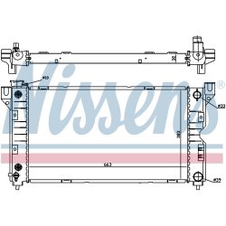 Radiator NISSENS 60984 OE Ref 4682626AB NISSENS