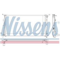Radiator NISSENS 61018A OE Ref K5142488AA NISSENS