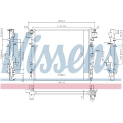 Radiator NISSENS 61037 OE Ref 55056633AB