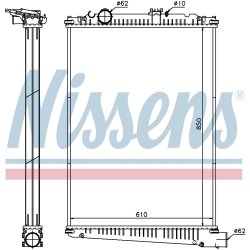 Radiator NISSENS 614410 OE Ref 1434916R