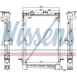 Radiator NISSENS 61441A OE Ref 1434916R