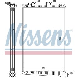 Radiator NISSENS 614420 OE Ref 1434917