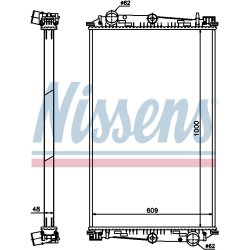 Radiator NISSENS 614460 OE Ref 1432145