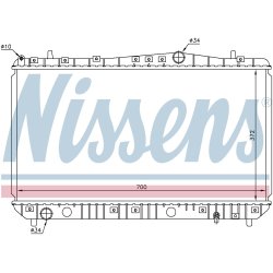 Radiator NISSENS 61633 OE Ref 96553378 NISSENS