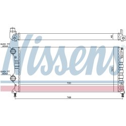 Radiator NISSENS 61765 OE Ref 51779233 NISSENS