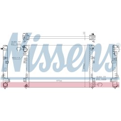 Radiator NISSENS 61875A OE Ref 1301.P3 NISSENS