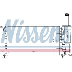 Radiator NISSENS 61888 OE Ref 51724183 NISSENS