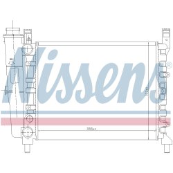 Radiator NISSENS 61940 OE Ref 7556132 NISSENS
