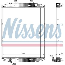 Radiator NISSENS 619710 OE Ref 500 384 262