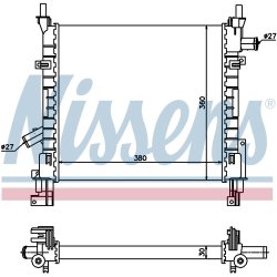 Radiator NISSENS 62005 OE Ref 1361841 NISSENS