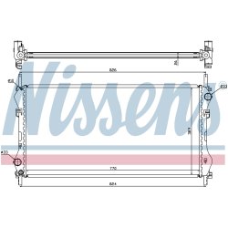 Radiator NISSENS 62043A OE Ref 1103120 NISSENS
