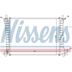 Radiator NISSENS 62055 OE Ref 1001861 NISSENS