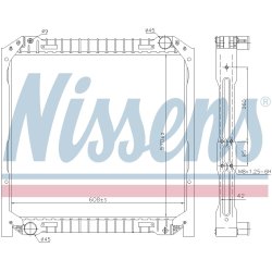 Radiator NISSENS 62344 OE Ref 48494001