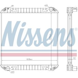 Radiator NISSENS 623440 OE Ref 48494001