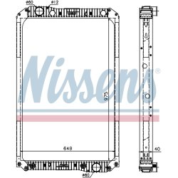 Radiator NISSENS 62571A OE Ref 9405000703