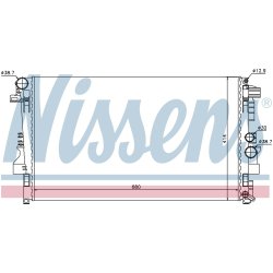 Radiator NISSENS 62572 OE Ref 6395011101 NISSENS