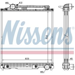 Radiator NISSENS 626470 OE Ref 650 501 12 01
