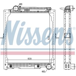 Radiator NISSENS 62647A OE Ref 650 501 12 01