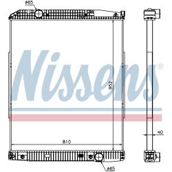 Radiator NISSENS 626490 OE Ref 942 500 17 03