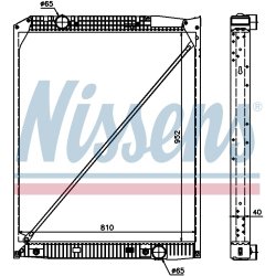 Radiator NISSENS 62649A OE Ref 942 500 17 03