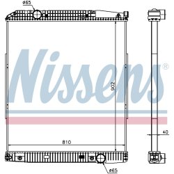 Radiator NISSENS 626530 OE Ref 9425001003