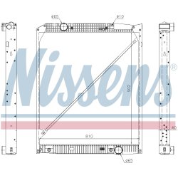 Radiator NISSENS 62653A OE Ref 9425001003