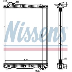 Radiator NISSENS 626570 OE Ref 652 501 49 01