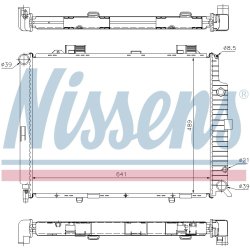 Radiator NISSENS 62692A OE Ref 2105000503 NISSENS