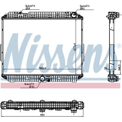 Radiator NISSENS 6270030 OE Ref A9605002901