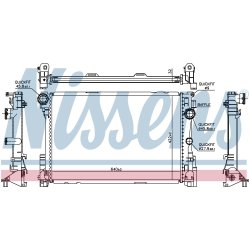 Radiator NISSENS 627012 OE Ref 0995002603 NISSENS
