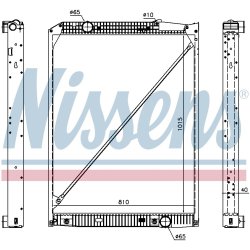 Radiator NISSENS 62791A OE Ref 942 500 23 03