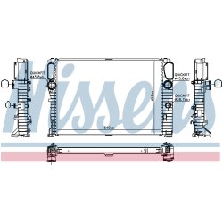 Radiator NISSENS 62796A OE Ref 211 500 32 02 NISSENS