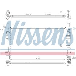Radiator NISSENS 62799A OE Ref 1695000403 NISSENS