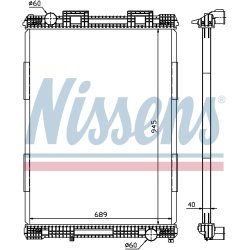 Radiator NISSENS 628700 OE Ref 81061016423