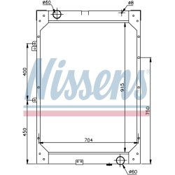 Radiator NISSENS 62871 OE Ref 81.06101.6353