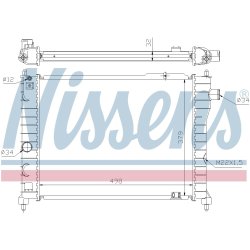 Radiator NISSENS 63062A OE Ref 1300 015