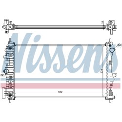 Radiator NISSENS 630713 OE Ref 13241729 NISSENS