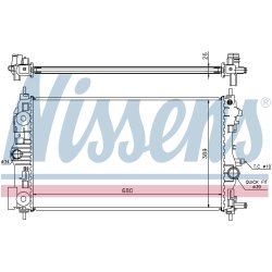 Radiator NISSENS 630745 OE Ref 13311078 NISSENS