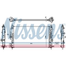 Radiator NISSENS 630764 OE Ref 13421311