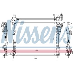 Radiator NISSENS 63122 OE Ref 4416948 NISSENS