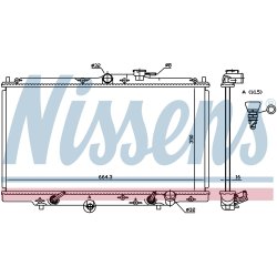 Radiator NISSENS 633141 OE Ref 19010-P0F-J010M NISSENS