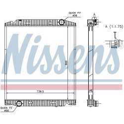 Radiator NISSENS 63330A OE Ref 5802776649