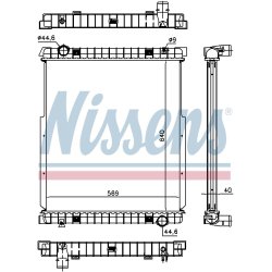 Radiator NISSENS 63332 OE Ref 500361629