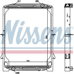 Radiator NISSENS 63334 OE Ref 500348263