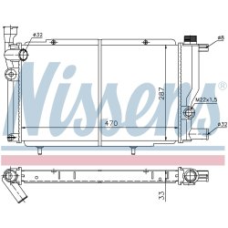 Radiator NISSENS 63425 OE Ref 1300R7 NISSENS