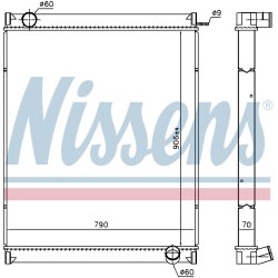 Radiator NISSENS 63444 OE Ref 5001019662
