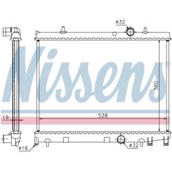 Radiator NISSENS 63504 OE Ref 96483977 NISSENS