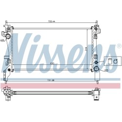 Radiator NISSENS 636004 OE Ref 1330.V0 NISSENS